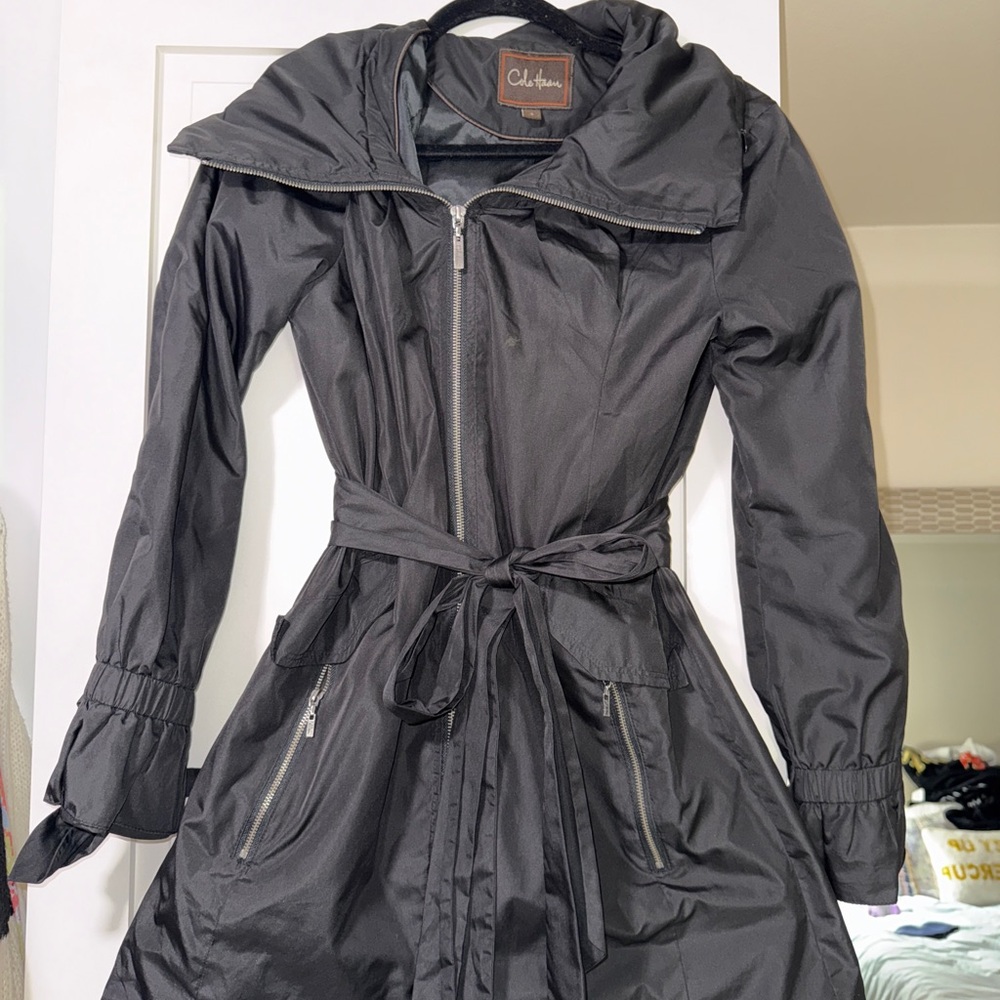 Cole Haan Black Quilted Jacket